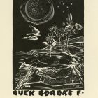 Occasional graphics - Happy New Year: PF. 1967 Happy New Year F( erenc) Bordás