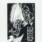 Ex-libris (bookplate) - Book of Dr. L. I. (István Lustig)