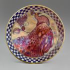 Ornamental plate - With a peacock