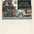 Ex-libris (bookplate) - Árpád Nagy Csongrád City Art House