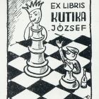 Ex-libris (bookplate) - József Kutika