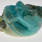 Glass nugget - Solidified glass melt (look alike lithyalin glass)