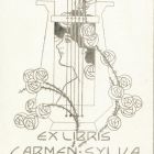 Ex-libris (bookplate) - Carmen Sylva