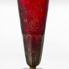 Footed cup - With ground decoration and gilded