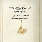 Coverpage - Small drawings of Kornél Révész: ex libris and  occasional graphics