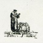 Ex-libris (bookplate) - Book of Dr. János Loessl