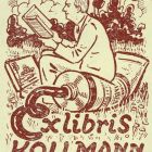 Ex-libris (bookplate) - Kollmann (Jenő Kertes-Kollmann - ipse)
