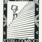 Ex-libris (bookplate) - Zoltán Gombocz