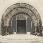 Architectural photograph - Main entrance  of the Hungarian Pavilion in Venice