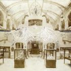 Exhibition photograph - installation designed by Géza Maróti,  Christmas Exhibition of The Association of Applied Arts 1903