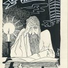 Ex-libris (bookplate) - Dr. István Lustig