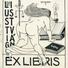 Ex-libris (bookplate) - Dr. István Lustig