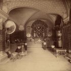 Exhibition photograph - Indian exhibition in the Sugár (now Andrássy) road building of the Museum of Applied Arts in 1885