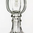 Footed cup - After Römer glass form - Part of Palatine Joseph's (Joseph Anton Habsburg) drinking set