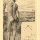 Ex-libris (bookplate) - Friedrich Perutz