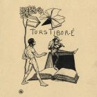 Ex-libris (bookplate) - It belongs to Tibor Törs