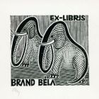 Ex-libris (bookplate) - Béla Brand