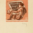 Ex-libris (bookplate) - Book of Géza Ferencz