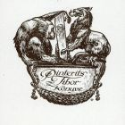 Ex-libris (bookplate) - Book of Tibor Pinterits