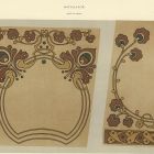 Design sheet - embroidered decoration of a chair bottom