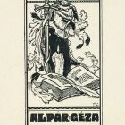 Ex-libris (bookplate) - Géza Alpár