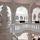 Architectural photograph - detail of the first floor vestibul with a view to the ground floor, Museum of Applied Arts