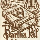 Ex-libris (bookplate) - Book of Pál Bartha