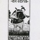 Ex-libris (bookplate) - Endre K. Waysser