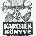 Ex-libris (bookplate) - Book of the Karcsi family