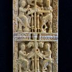 Ivory panel (part of a book binding) - The Four Evangelists -plaque for book cover