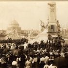 Exhibition photograph - View of the opening ceremony, St. Louis Universal Exposition, 1904