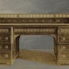 Photograph - Endre Thék: Desk to furnish the Prime Minister’s study in the Parliament