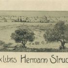 Ex-libris (bookplate) - Hermann Struck (ipse)