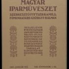 Coverpage - for the periodical Magyar Iparművészet (Hungarian Applied Arts)
