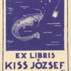 Ex-libris (bookplate) - József Kiss (ipse)