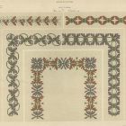 Design sheet - design for embroidered tape ornaments