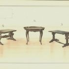 Furniture design - three tables