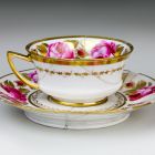 Cup and saucer - With roses