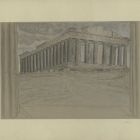 Drawing - facade of the Acropolis