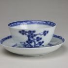 Cup and saucer - Decorated with pines (from the Nanking Cargo)