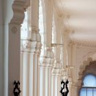 Architectural photograph - detail of the first floor vestibul, Museum of Applied Arts