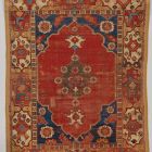 "Transylvanian" rug - with rosette garland