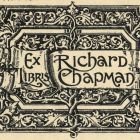 Ex-libris (bookplate) - Richard Chapman