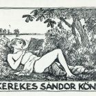 Ex-libris (bookplate) - Book of Dr. Sándor Kerekes