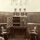 Exhibition photograph - music room in the Hungarian Pavilion, Milan Universal Exposition 1906