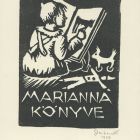 Ex-libris (bookplate) - Book of Marianna (Marianna Sterbenz)