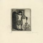 Ex-libris (bookplate) - Géza Bálint