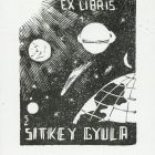 Ex-libris (bookplate) - Gyula Sitkey
