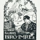 Ex-libris (bookplate) - Imre Biró