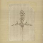 Design - drawing of a sword grip, 1545